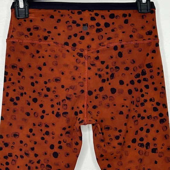 Stori Leggings Womens 6 Brown Black Challenge 7/8 Tight Hazy Spot Brandy Onyx - Picture 5 of 14